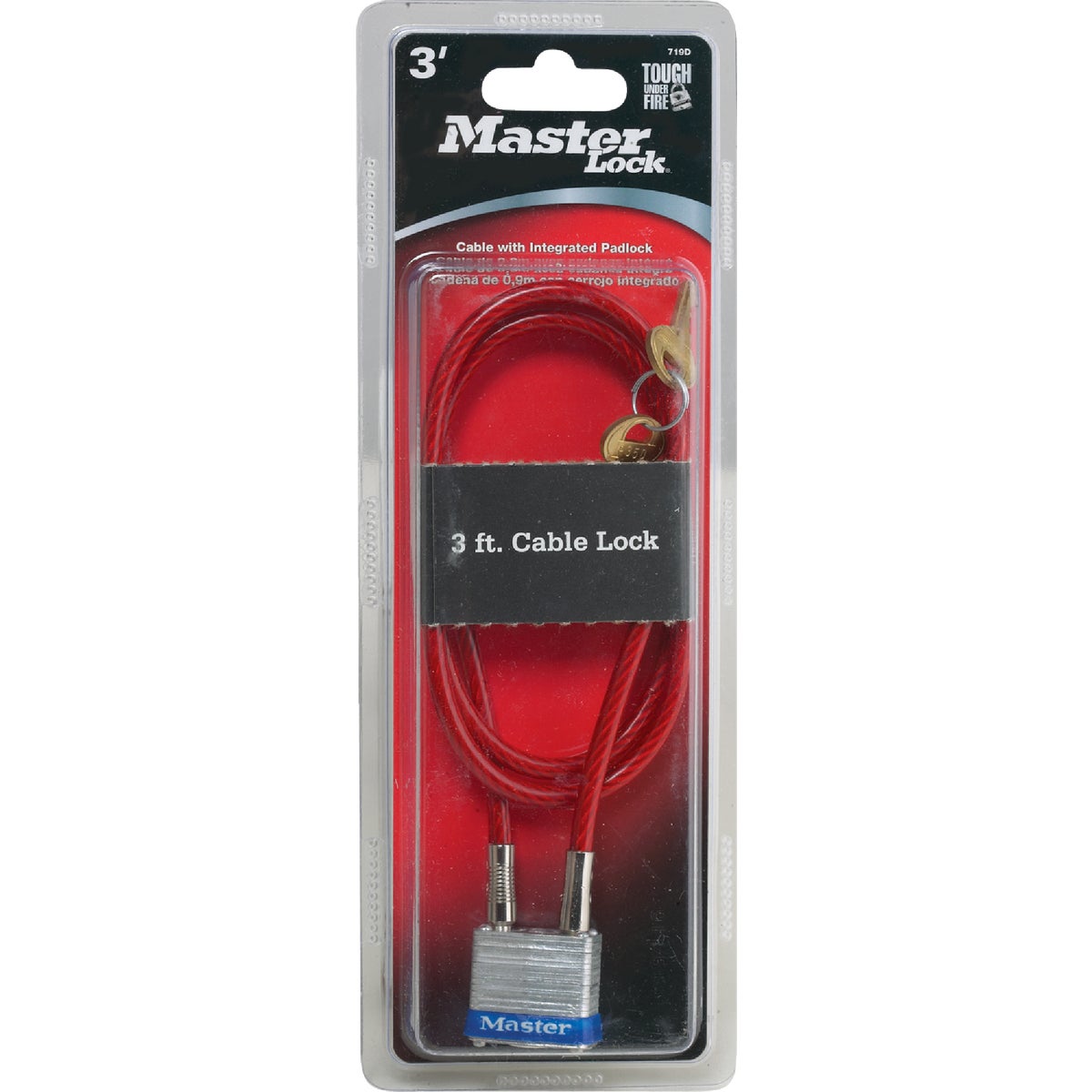 Master Lock 3 Ft. Padlock Cable