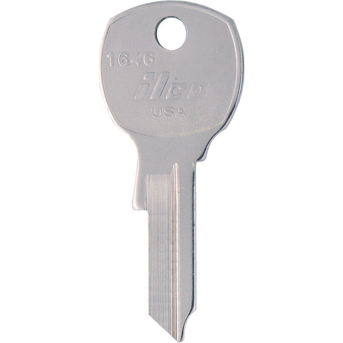 ILCO National Nickel Plated Mailbox Key, 1646 (10-Pack)