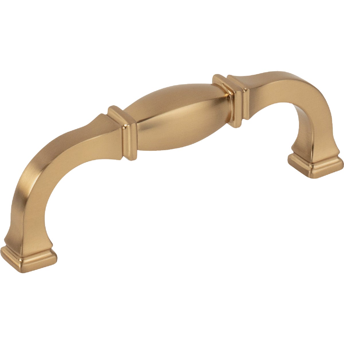Jeffrey Alexander Audrey 4-1/4 In. Overall Length Satin Bronze Cabinet Pull