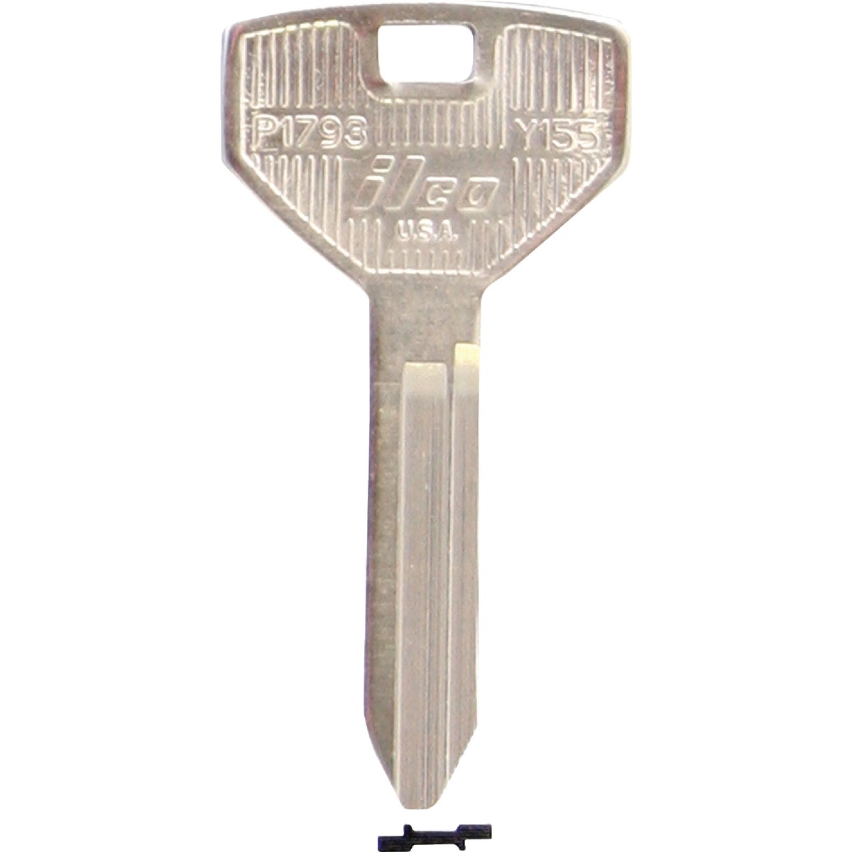 ILCO Chrysler Nickel Plated Automotive Key Y155 / P1793 (10-Pack)