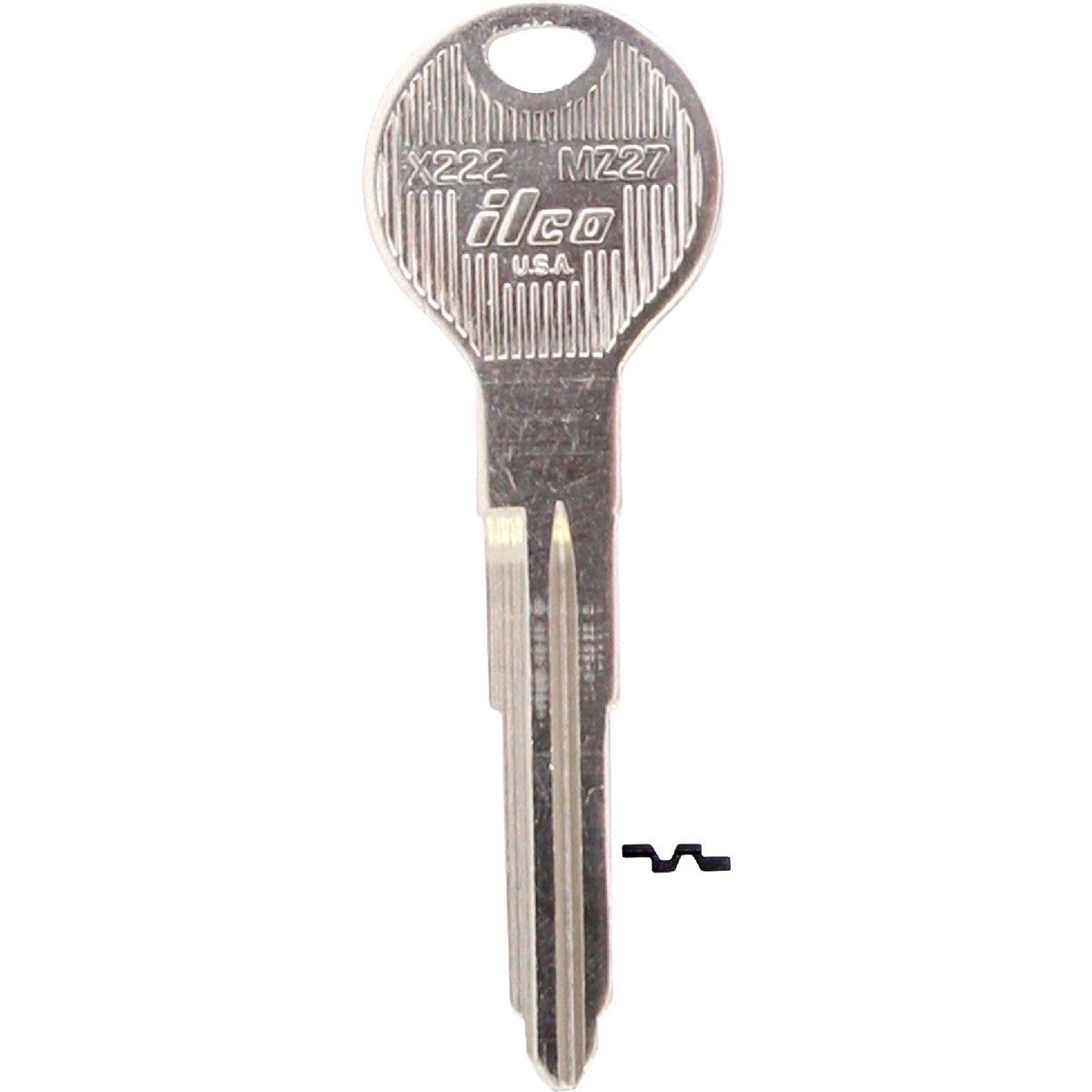ILCO Mazda Nickel Plated Automotive Key, MZ27 / X222 (10-Pack)