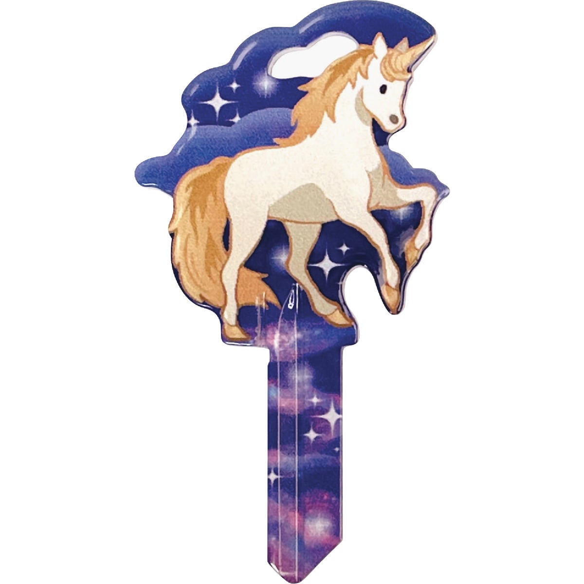 Lucky Line Unicorn Key Shapes Decorative House Key - KW1