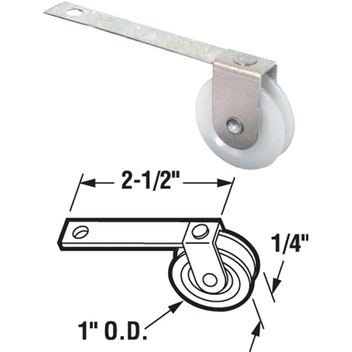 Prime-Line Flat Screen Door Tension Spring with Roller