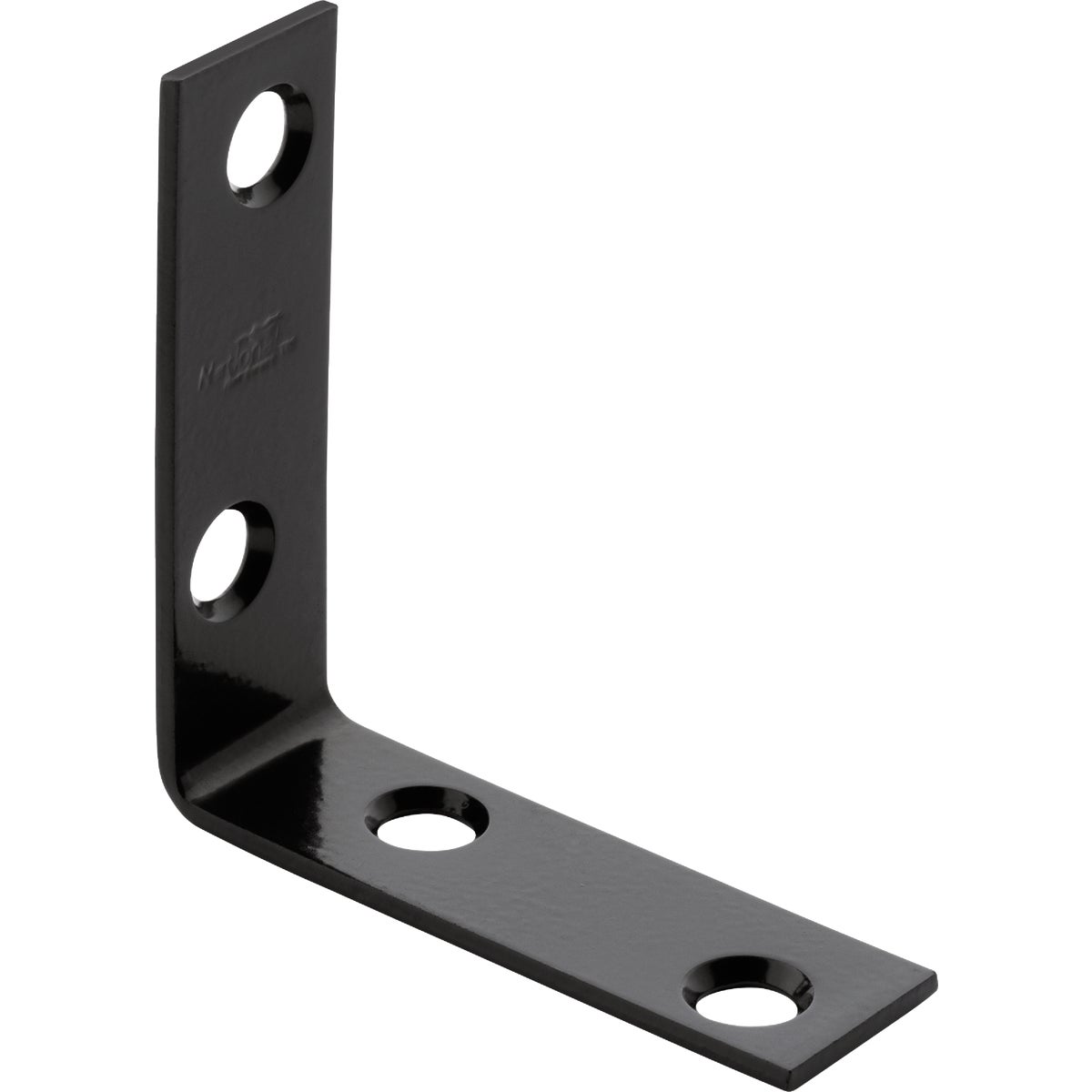 National Hardware 2 In. x 5/8 In. Black Corner Brace