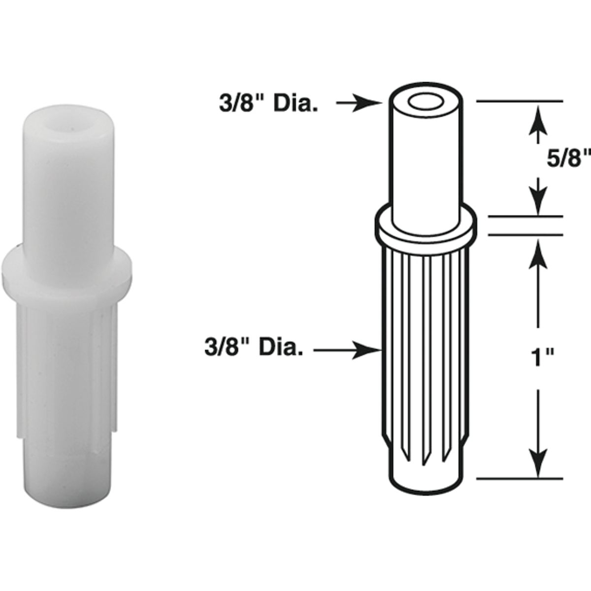 Prime-Line Bifold Door Top Mount Nylon Pivot