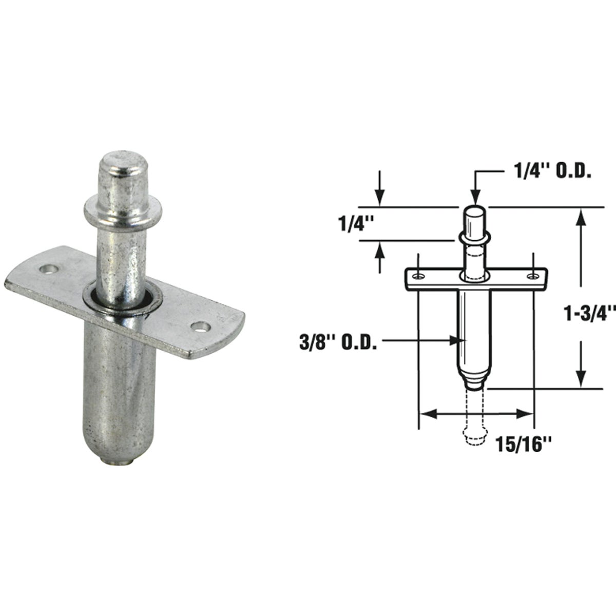 Prime-Line Nail-Down Bifold Door Top Pivot