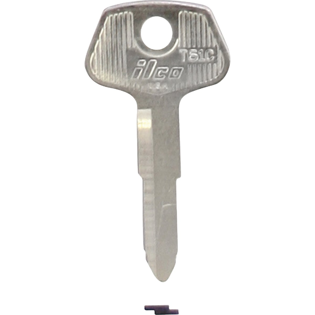 ILCO Toyota Nickel Plated Automotive Key, T61C (10-Pack)