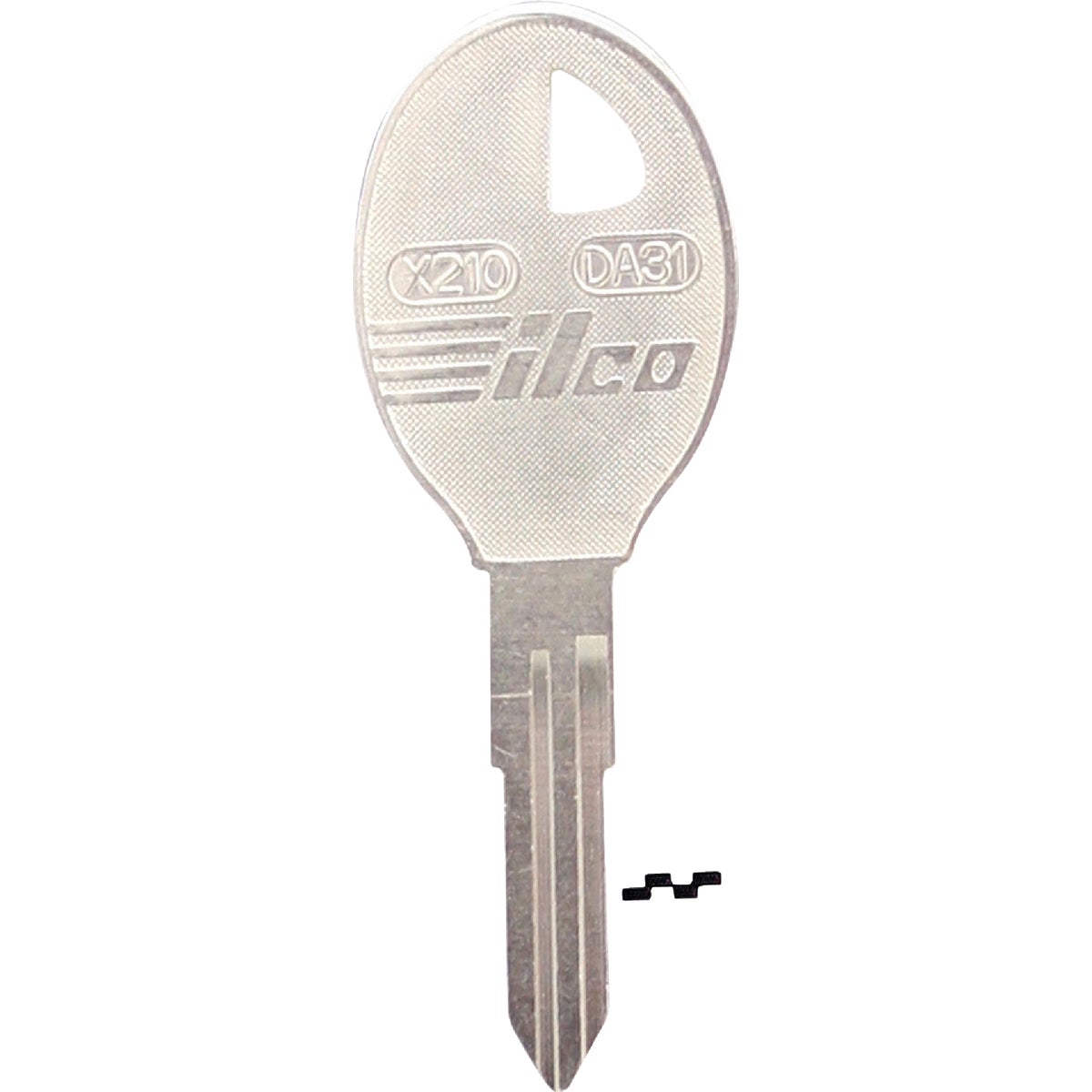 ILCO Nissan Nickel Plated Automotive Key, DA31 / X210 (10-Pack)