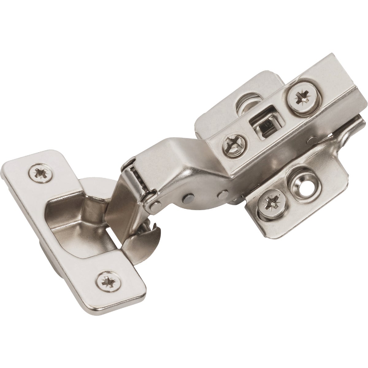 Amerock Frameless 2-7/16 In. Nickel 110 Degree European Concealed Hinge, (2-Pack)