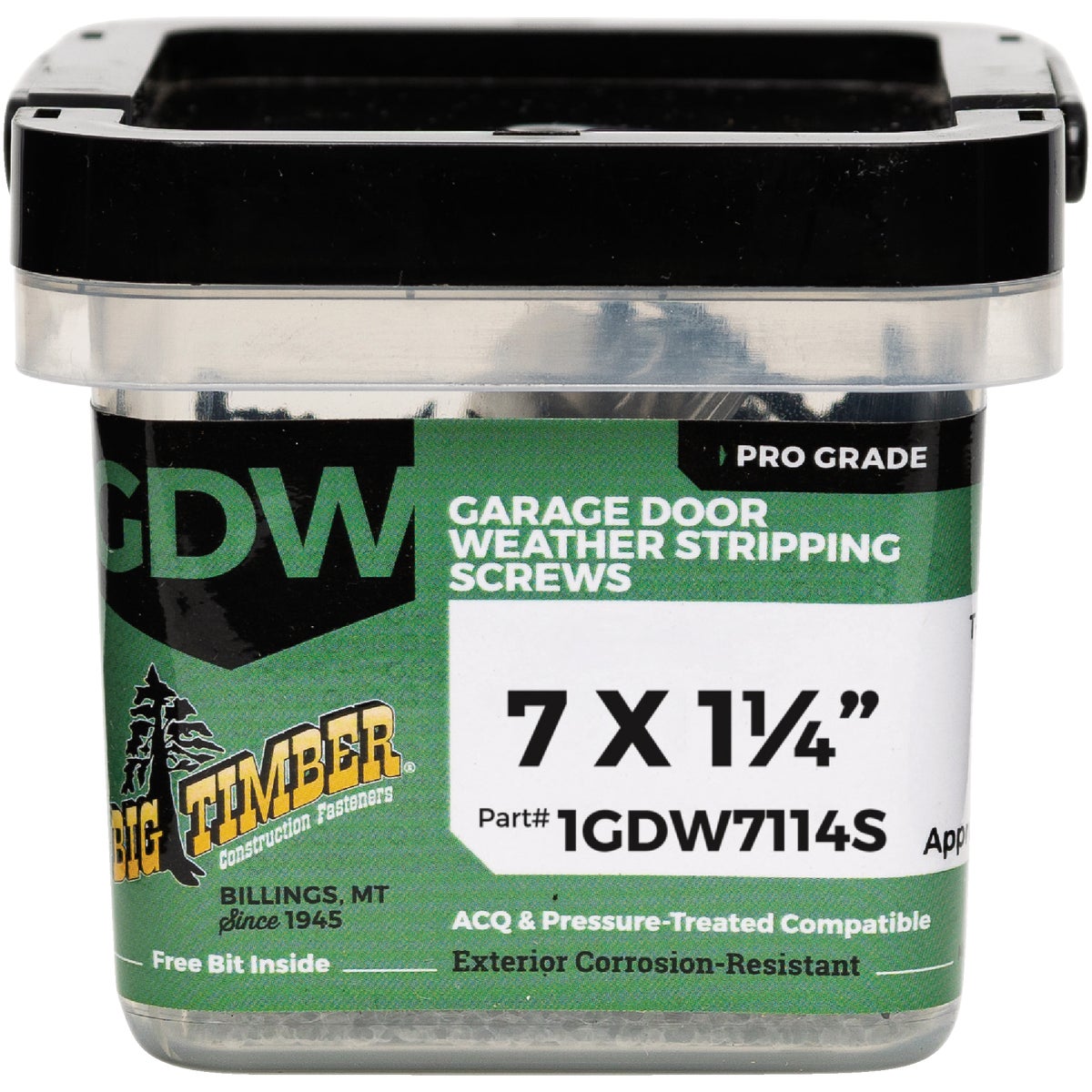 Big Timber #7 x 1-1/4 In. Star Drive Weather Stripping Sandstone Wood Screw (1 Lb.)