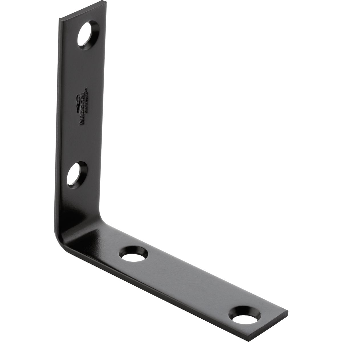 National Hardware 3 In. x 3/4 In. Black Corner Brace