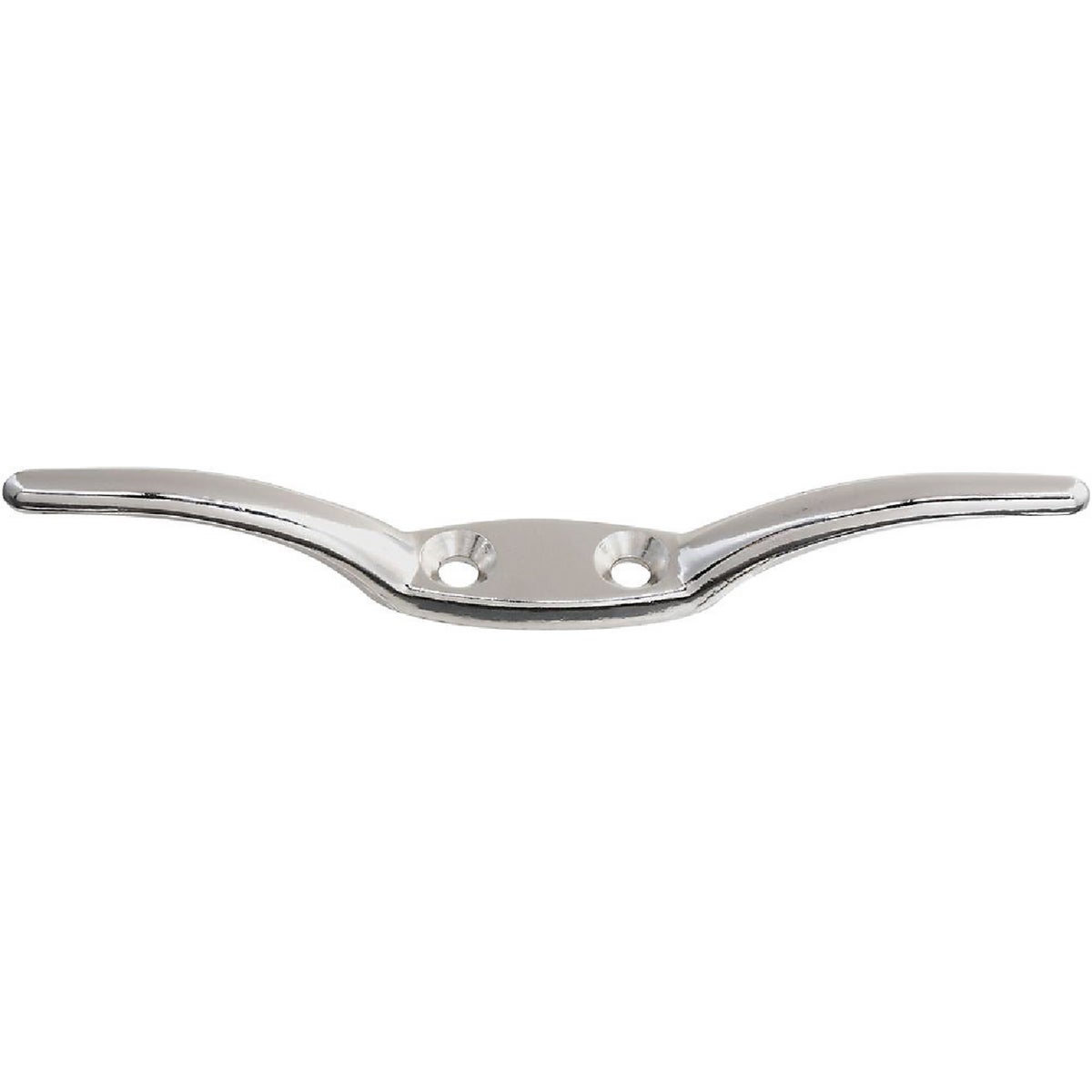 National 6 In. Nickel Rope Cleat