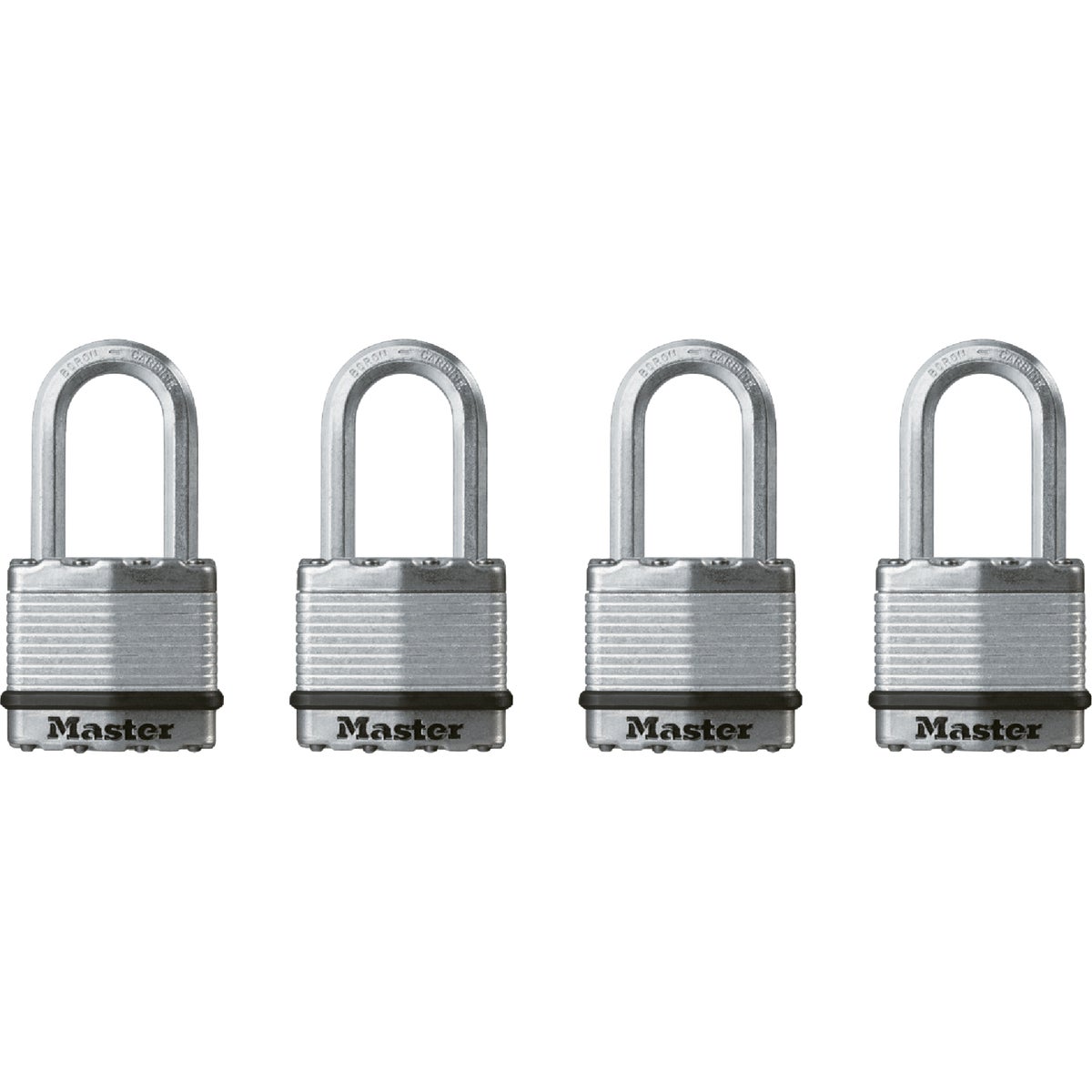 Master Lock Magnum 1-3/4 In. W. Dual-Armor Keyed Alike Padlock with 1-1/2 In. L. Shackle (4-Pack)