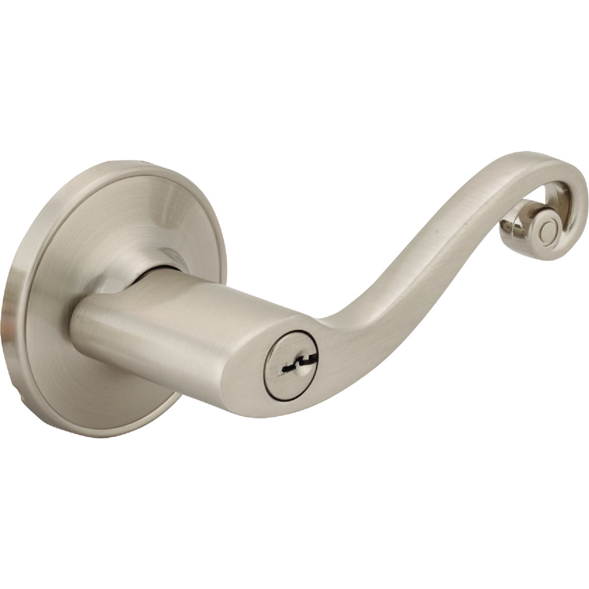 Steel Pro Satin Nickel Entrance Lever Lockset