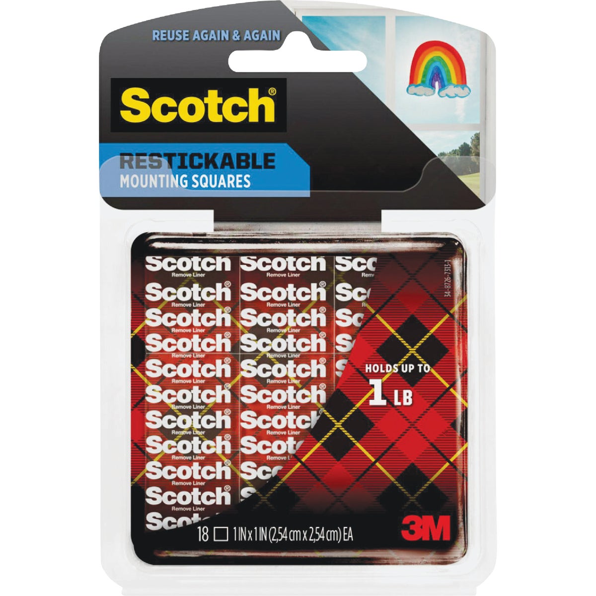 3M Scotch Reusable Mounting Tabs