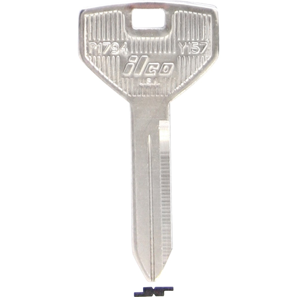 ILCO Chrysler Nickel Plated Automotive Key Y157 / P1794 (10-Pack)