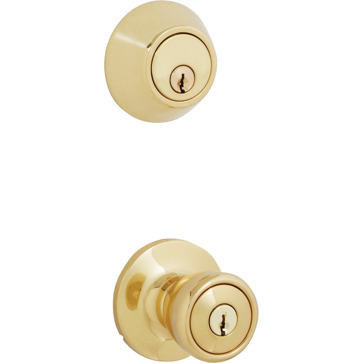 Steel Pro Entry Lockset & Single Cylinder Deadbolt Combo