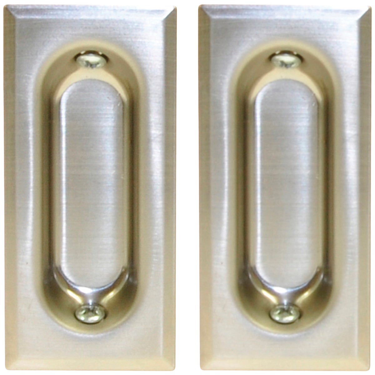 Johnson Hardware Rectangular Flush Pocket Door Pull