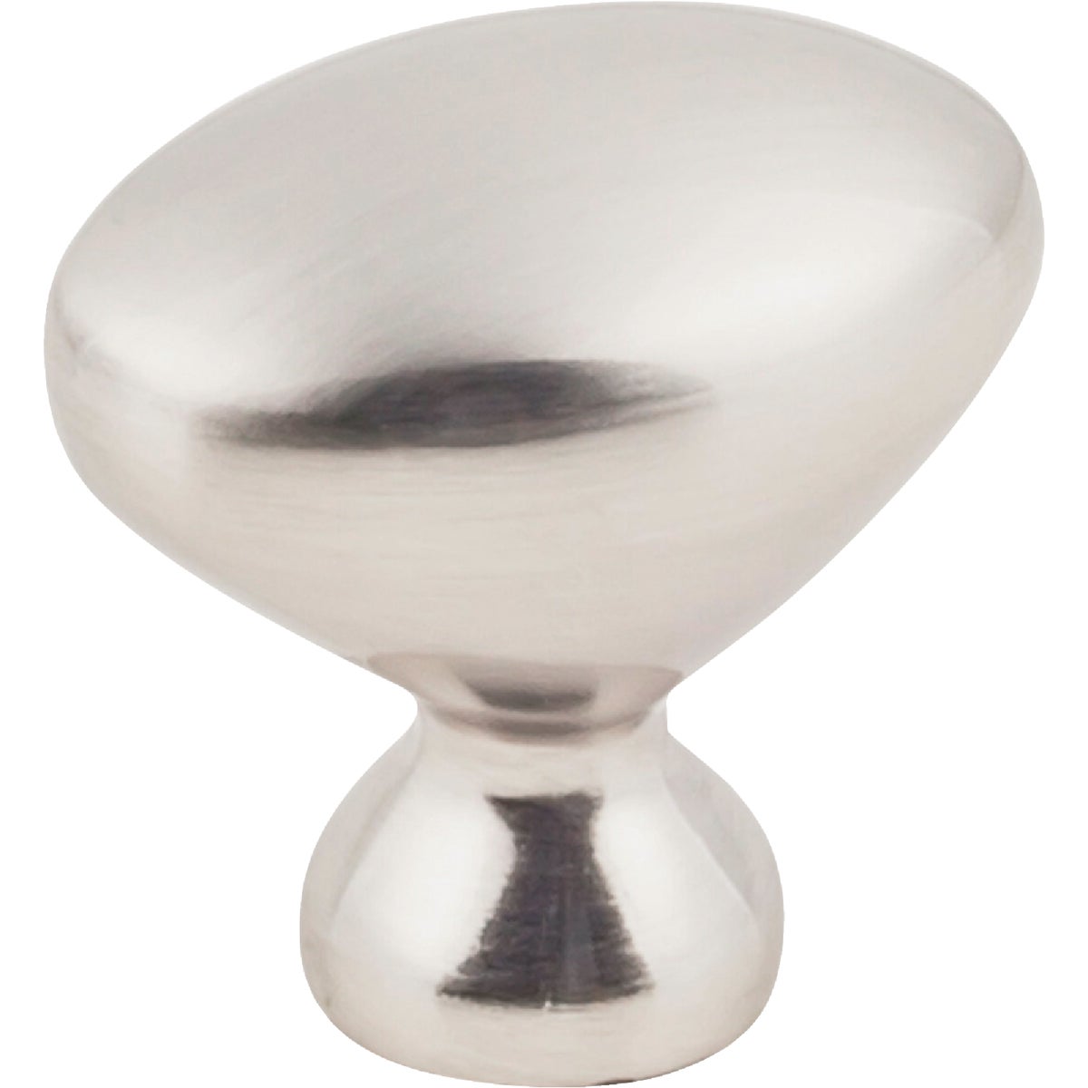 KasaWare 1-1/4 In. Diameter Satin Nickel Oval Knob (10-Pack)