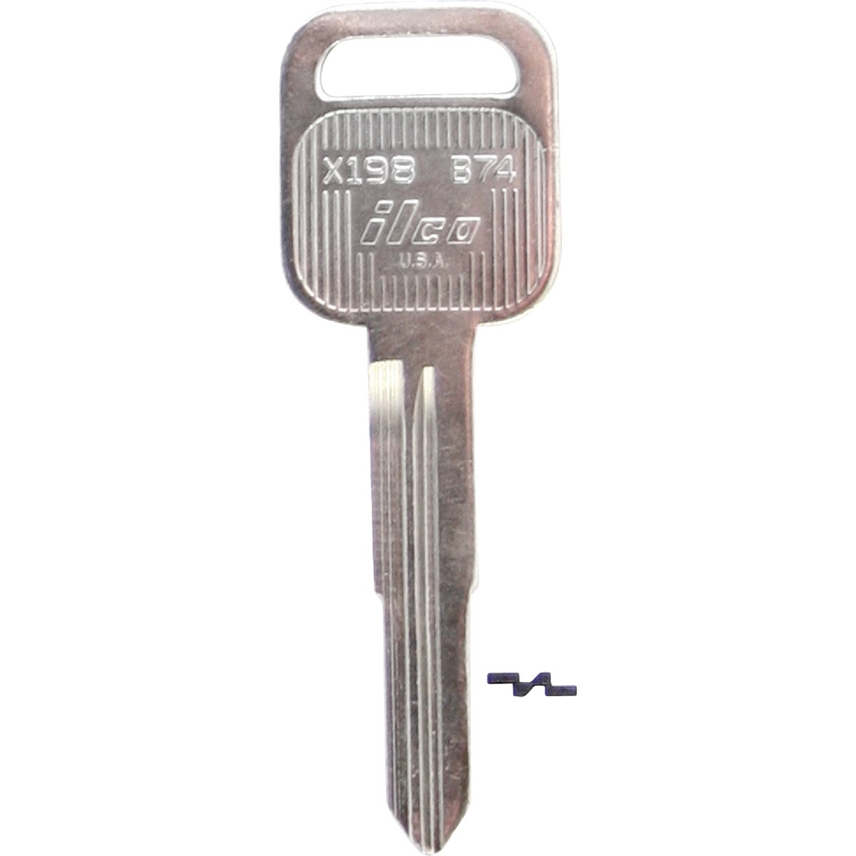 ILCO Honda Nickel Plated Automotive Key, B74 / X198 (10-Pack)