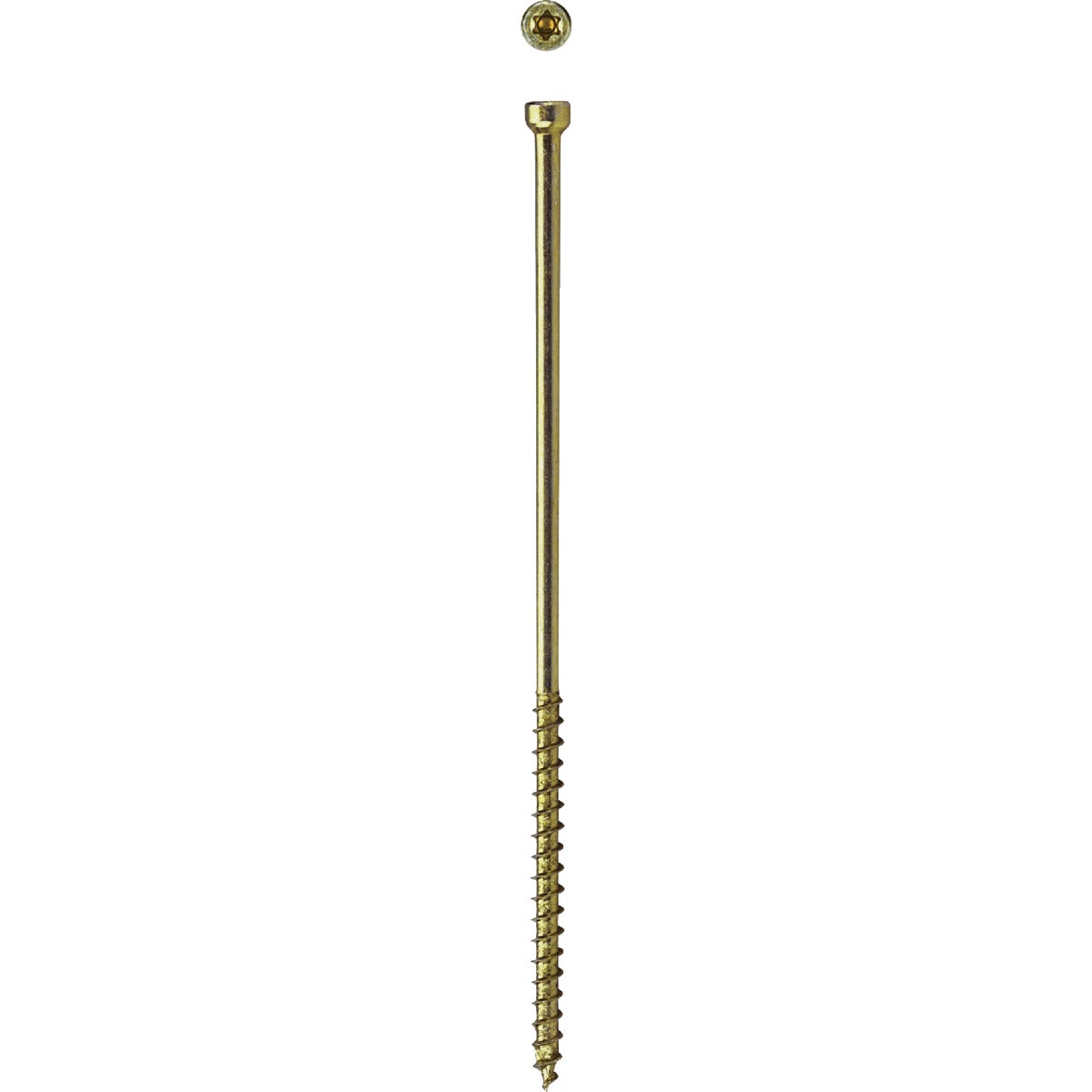 SPAX 9 x 5 In. PT HCR (Exterior Rated) Yellow Trim Screw (50-Count)