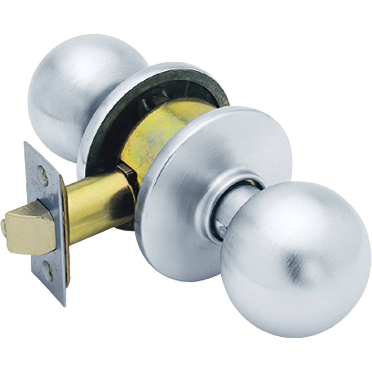 Schlage Orbit Satin Chrome Hall & Closet Door Knob