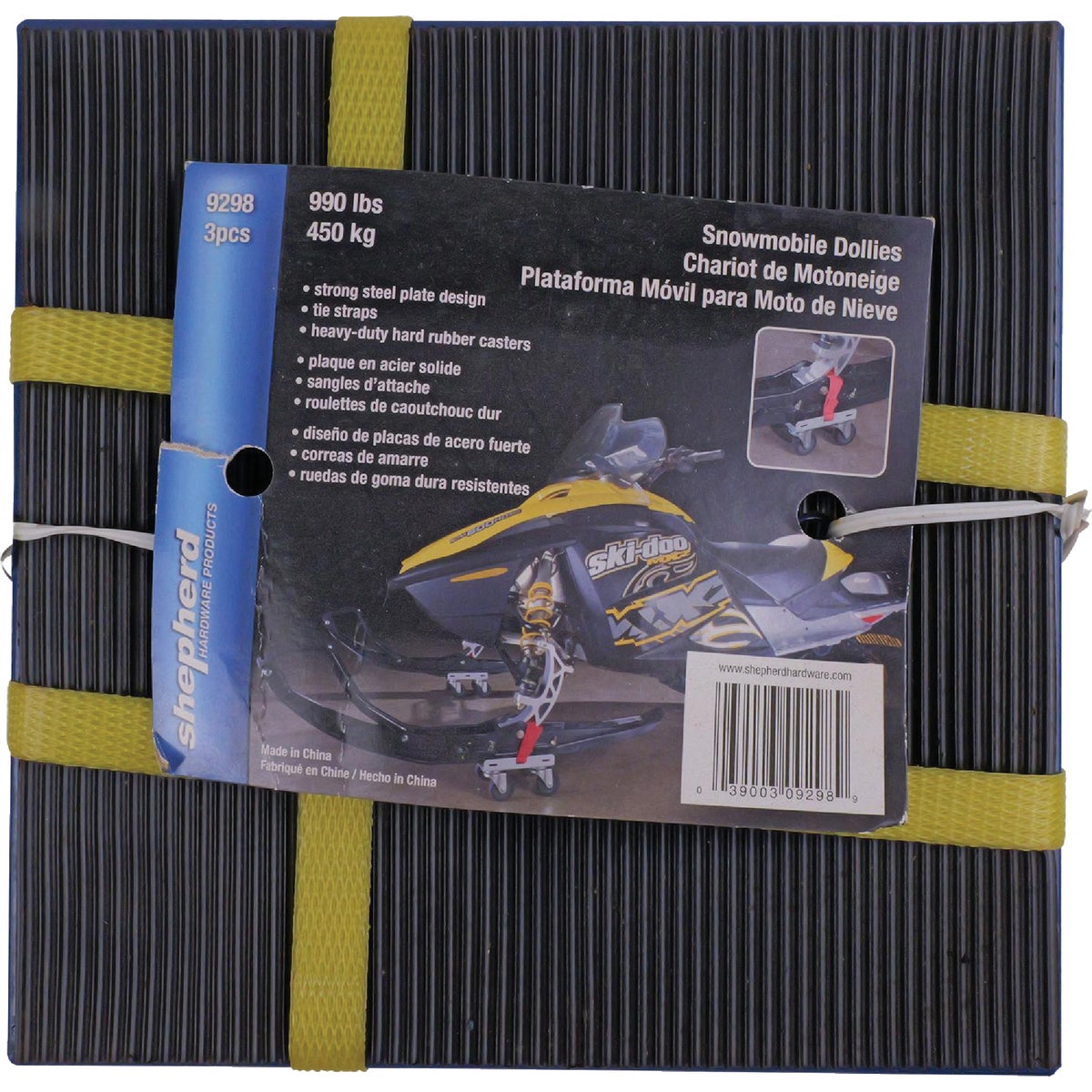 Shepherd Hardware Snowmobile Dolly Set (3-Piece)