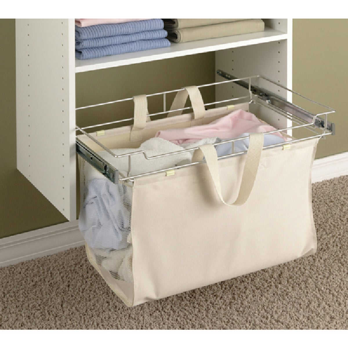 Easy Track Closet Hamper