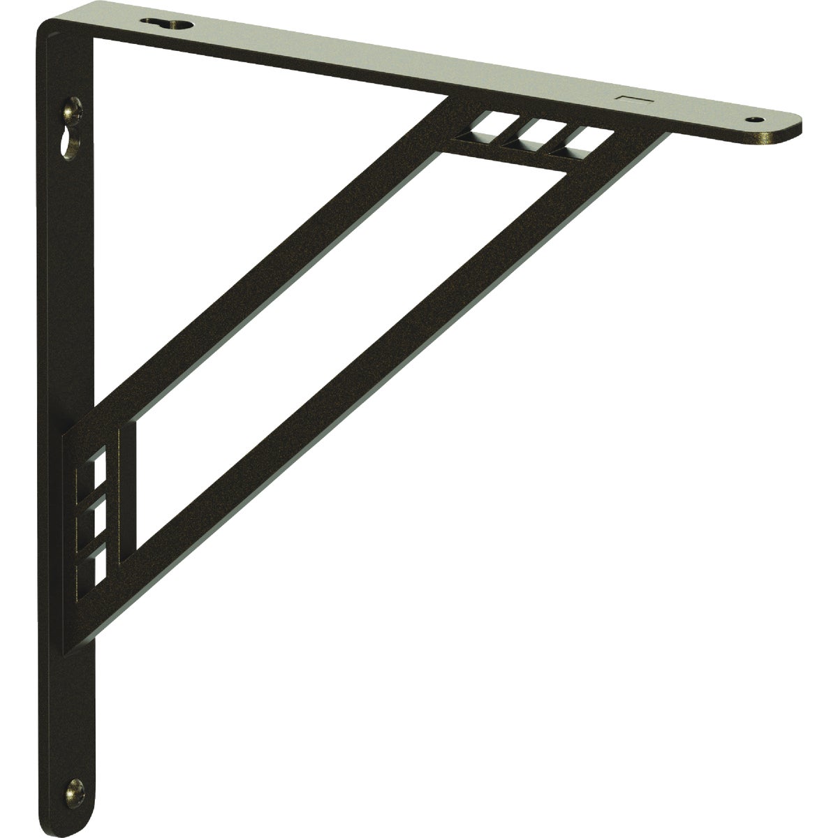 Knape & Vogt Richland 8 In. Bronze Decorative Bracket