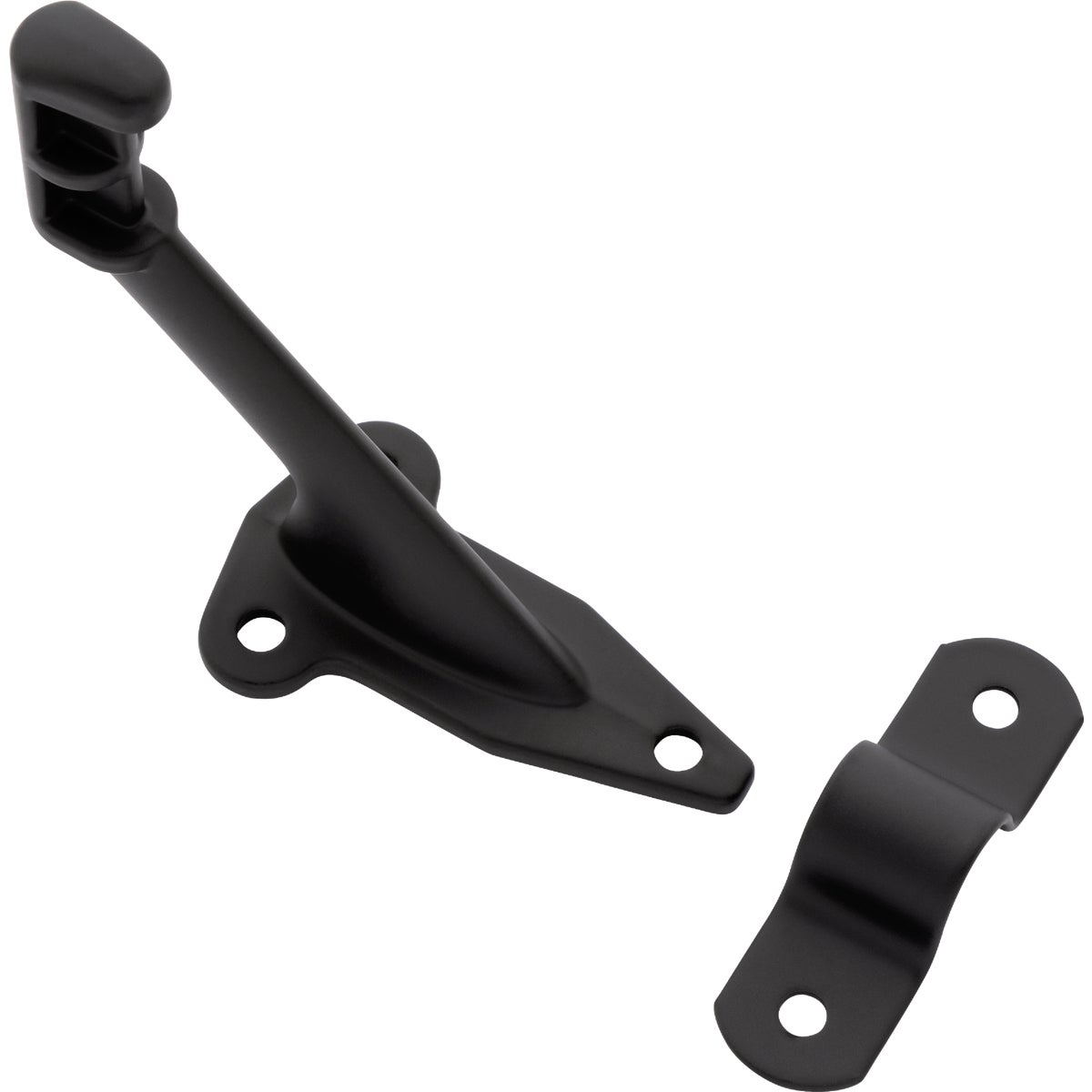 National Hardware Matte Black Handrail Bracket