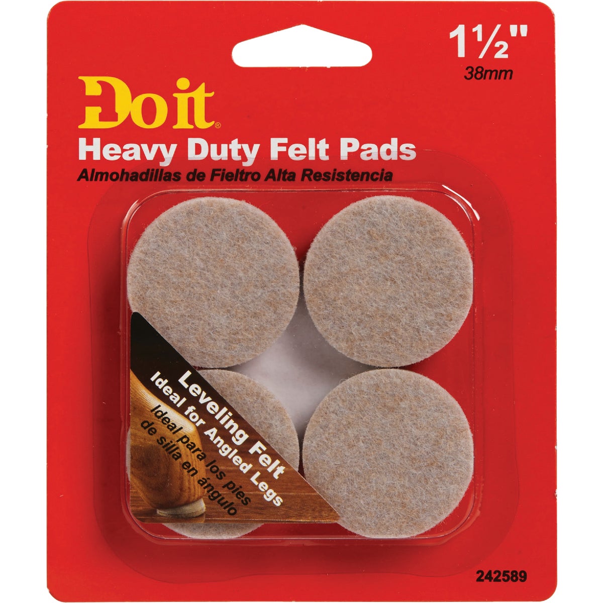 4PK 1.5″ FELT LEVEL PAD