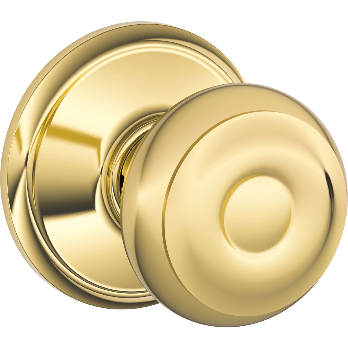 Schlage Georgian Bright Brass Hall & Closet Door Knob