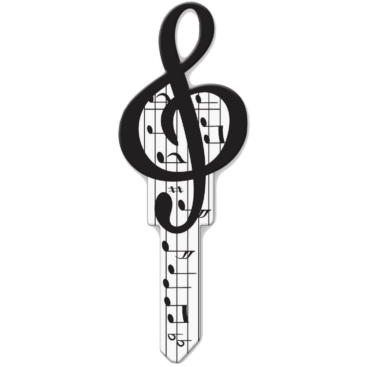 KW11 MUSIC DOOR KEY