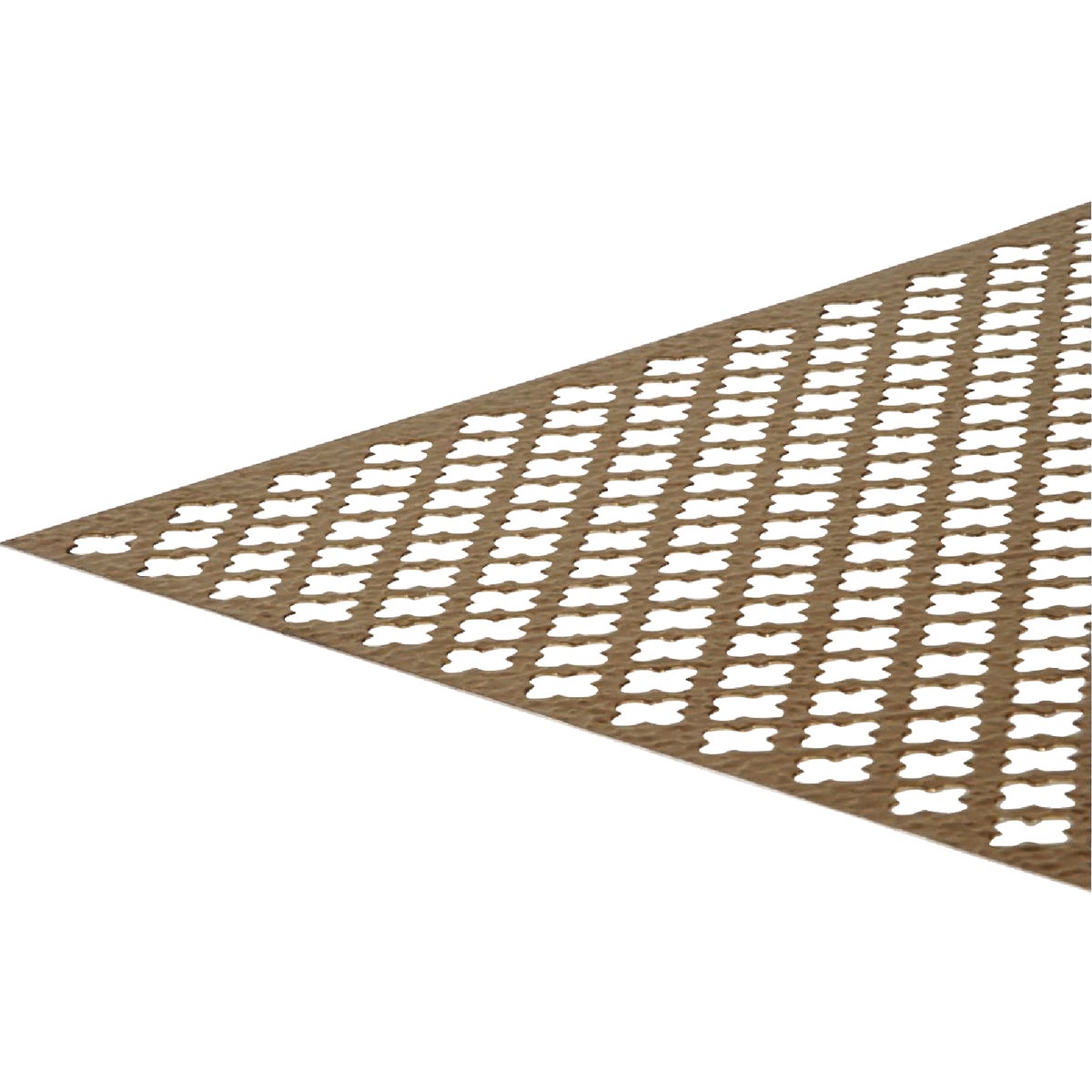 Hillman SteelWorks 0.020 In. x 24 In. x 36 In. Anodized Aluminum Gold Cloverleaf Decorative Sheet