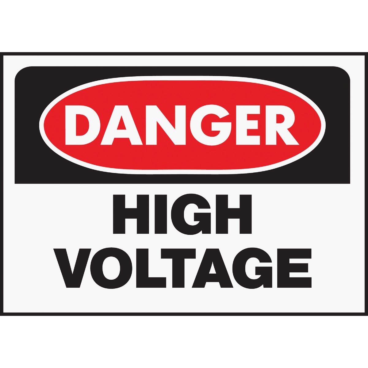 10X14 HIGH VOLTAGE SIGN