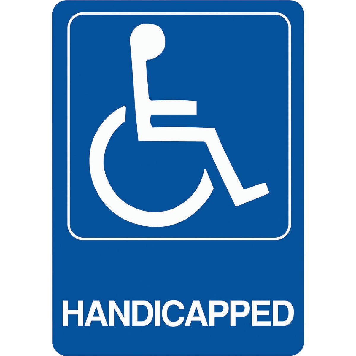 5X7 HANDICAPPED SIGN