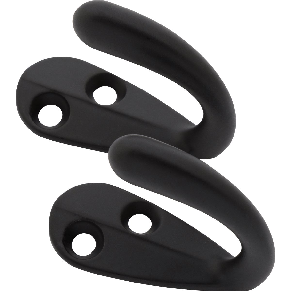 National Hardware Matte Black Robe Hook