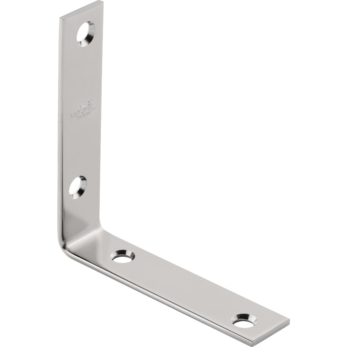 National Hardware 4 In. x 7/8 In. Stainless Steel Corner Brace