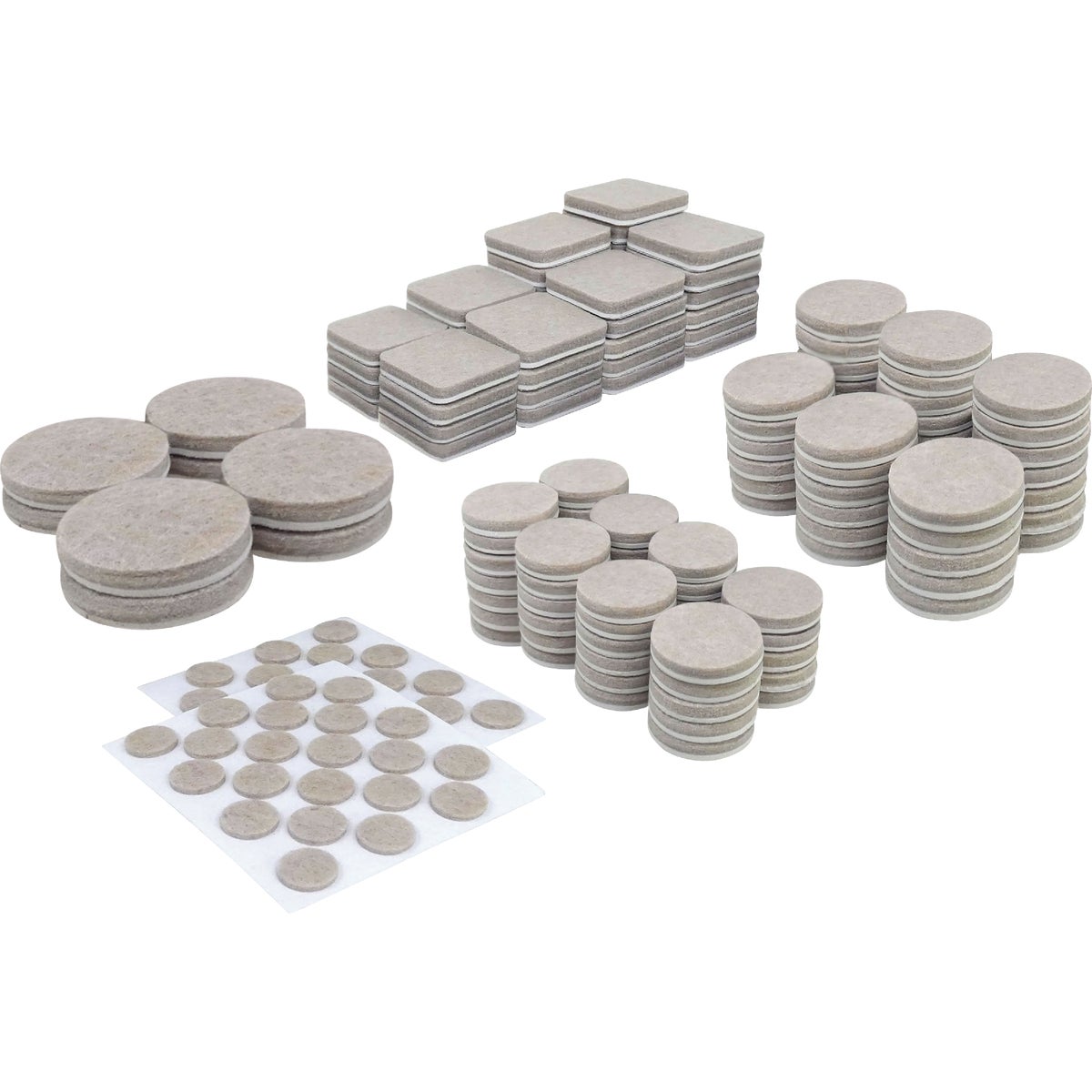 Super Sliders Felt Furniture Pads Variety Assortment (184-Piece)