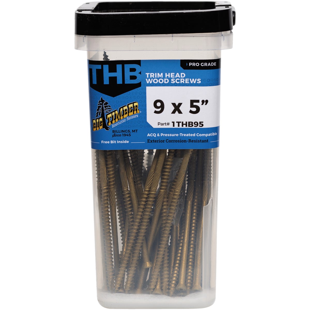 Big Timber #9 x 5 In. Bronze Star Drive Trim Head Wood Screw (1 Lb.)