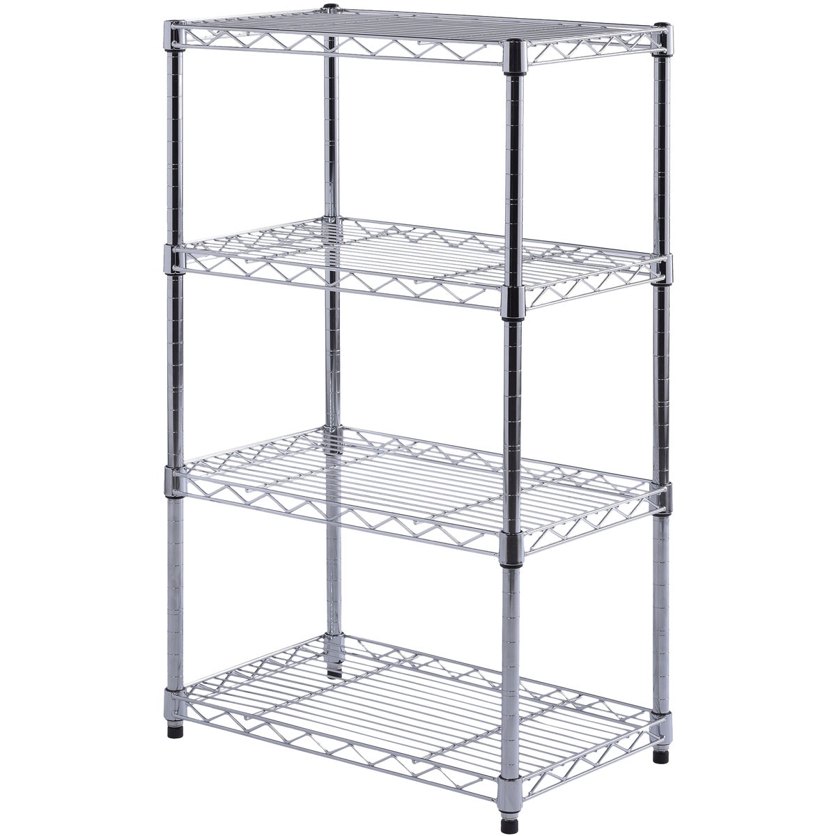Muscle Rack 36 In. W x 14 In. D x 54 In. H 4-Tier Black Wire Shelving Unit
