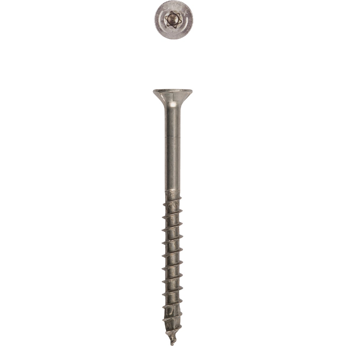 SPAX 10 x 2-1/2 In. Flat Head T-20+ 304 Stainless Steel (Exterior Rated) 1 Lb. (83-Count)