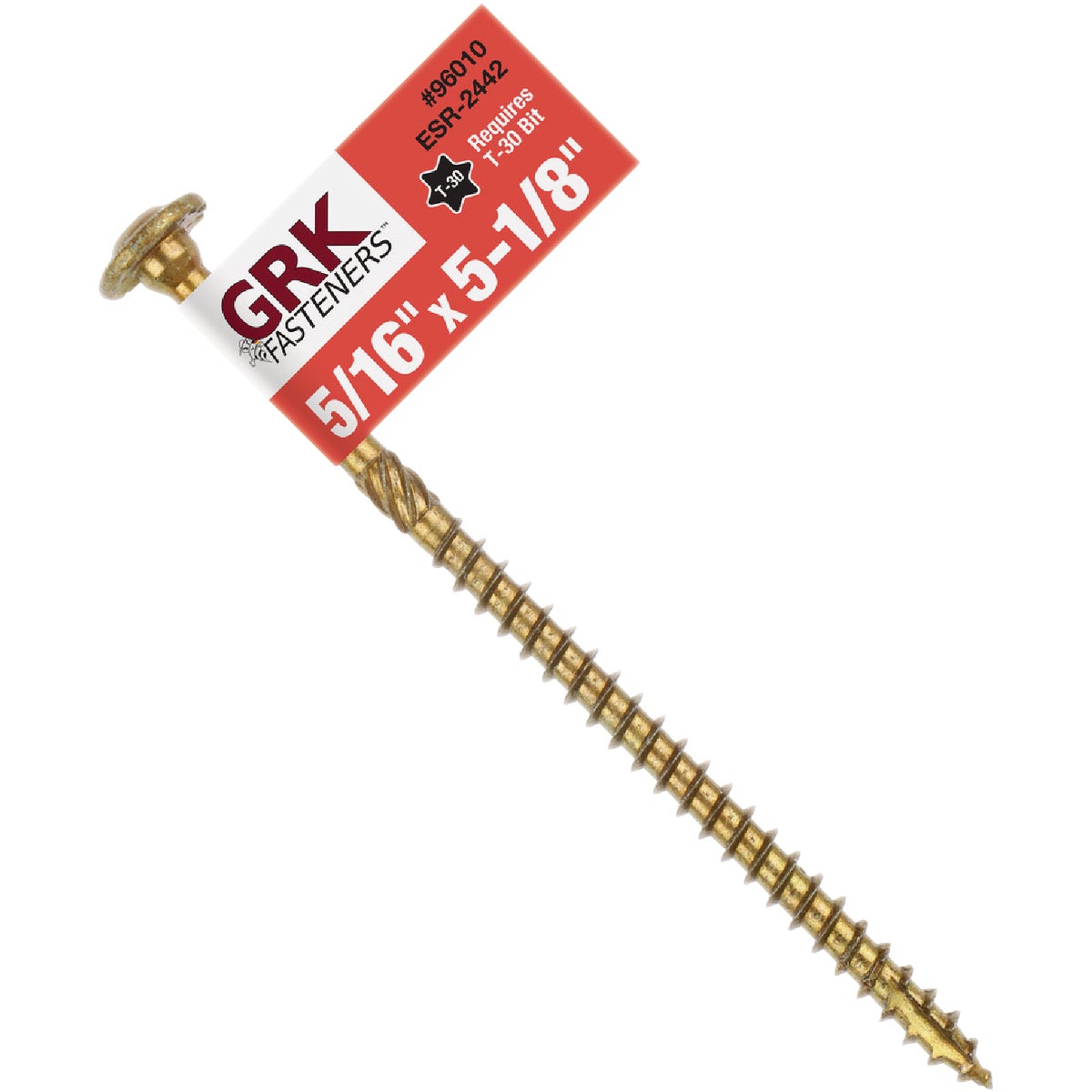 GRK RSS Rugged 5/16 In. x 5-1/8 In. Star Drive Washer-Head Structure Screw