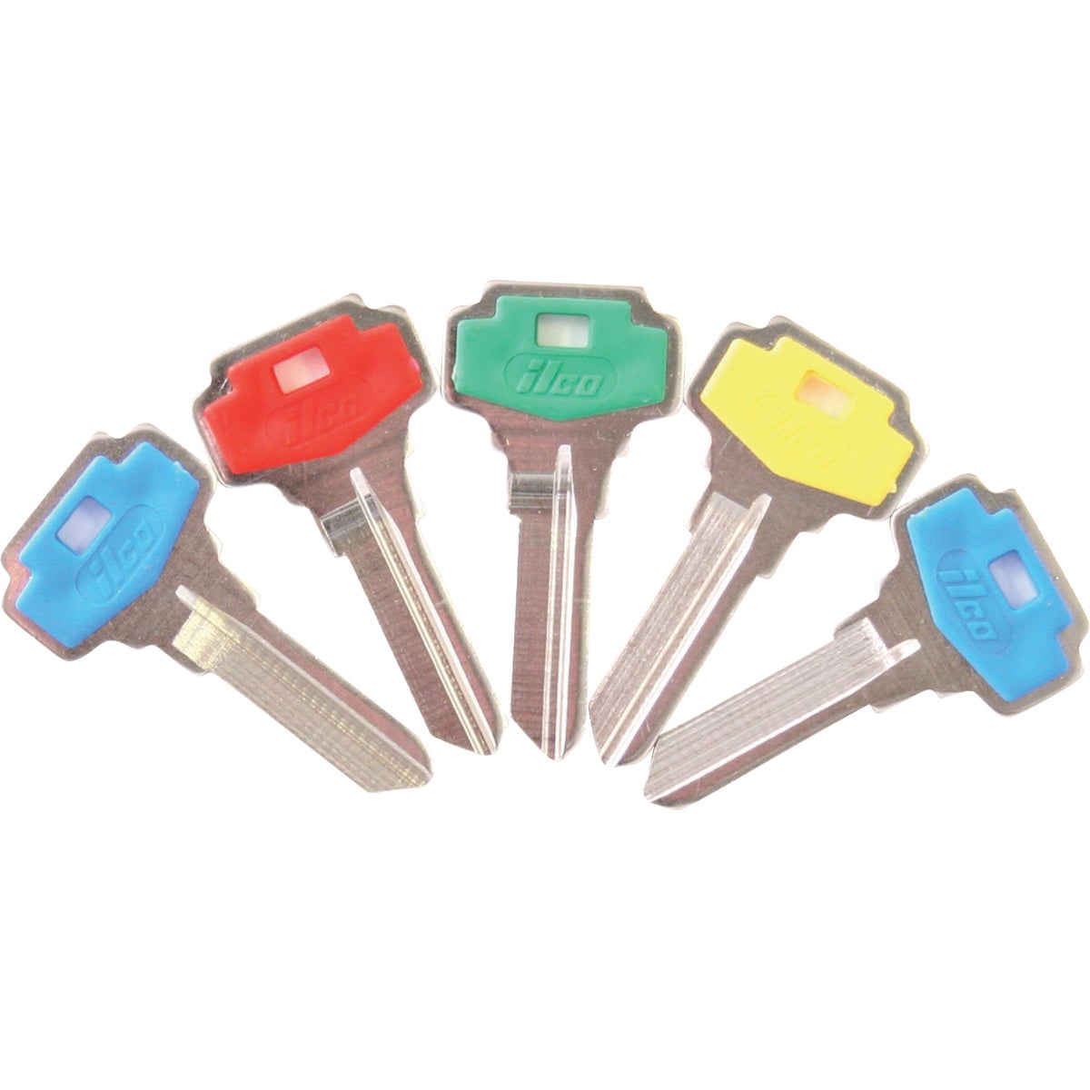 ILCO Dexter Assorted Design Decorative House Key, DE6 (5-Pack)
