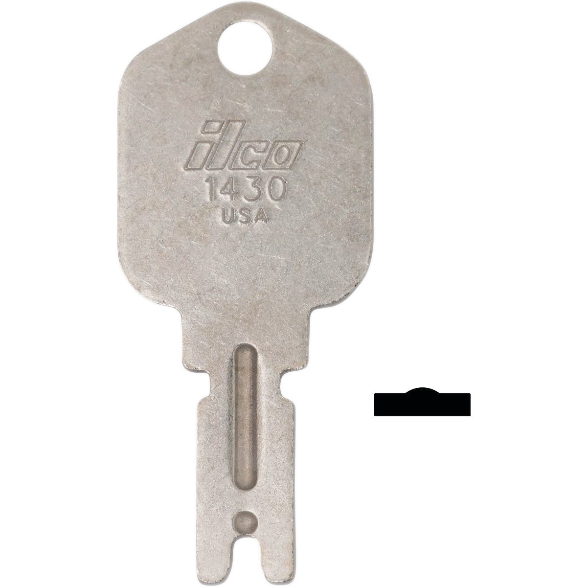 ILCO 1430 Clark Forklift Key Blank (10-Pack)