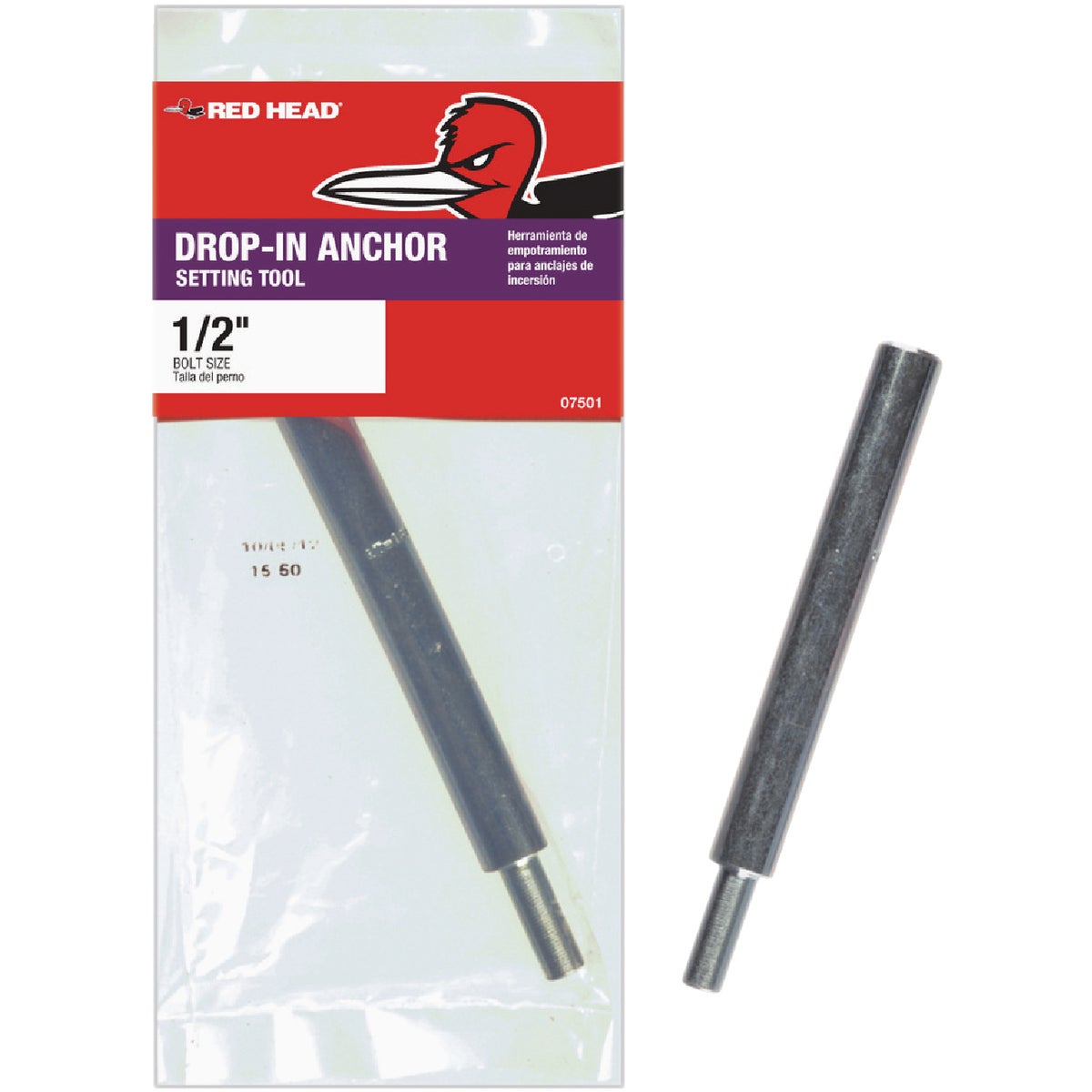 Red Head 1/2 In. Hollow-Core Drop-In Anchor Setting