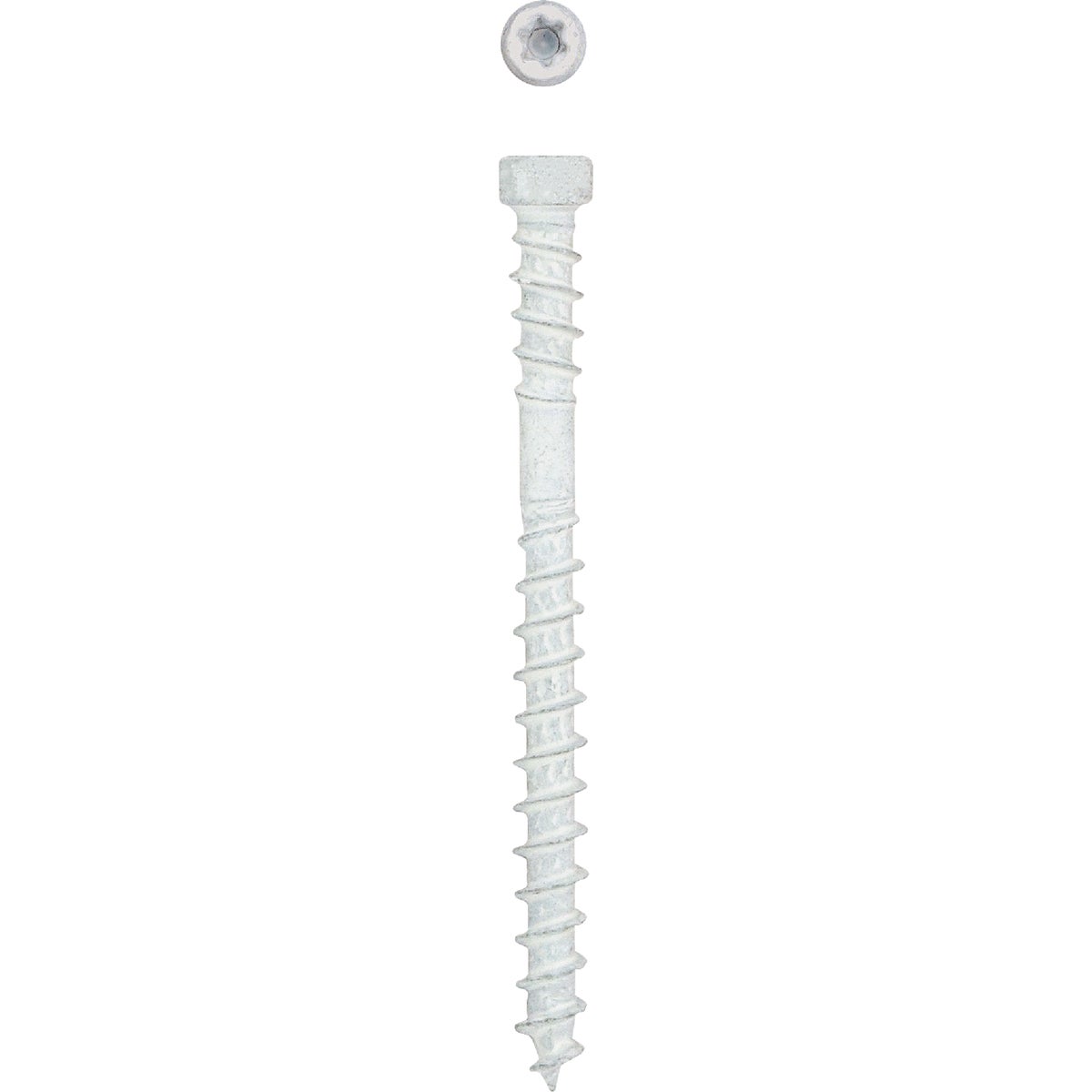 SPAX 8 x 2 In. Double Thread HCR (Exterior Rated) White Trim Screw (100-Count)