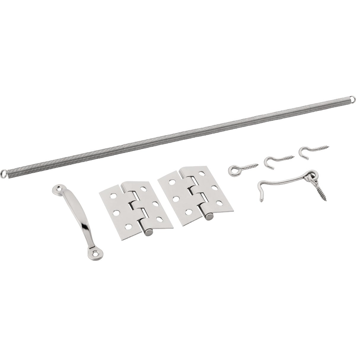 National Hardware 8-Piece Stainless Steel Screen Door Set