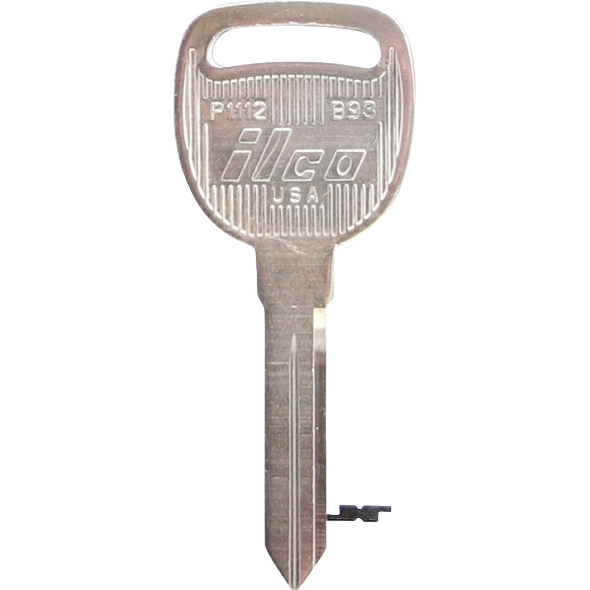 ILCO GM Nickel Plated Automotive Key, B93 / P1112 (10-Pack)