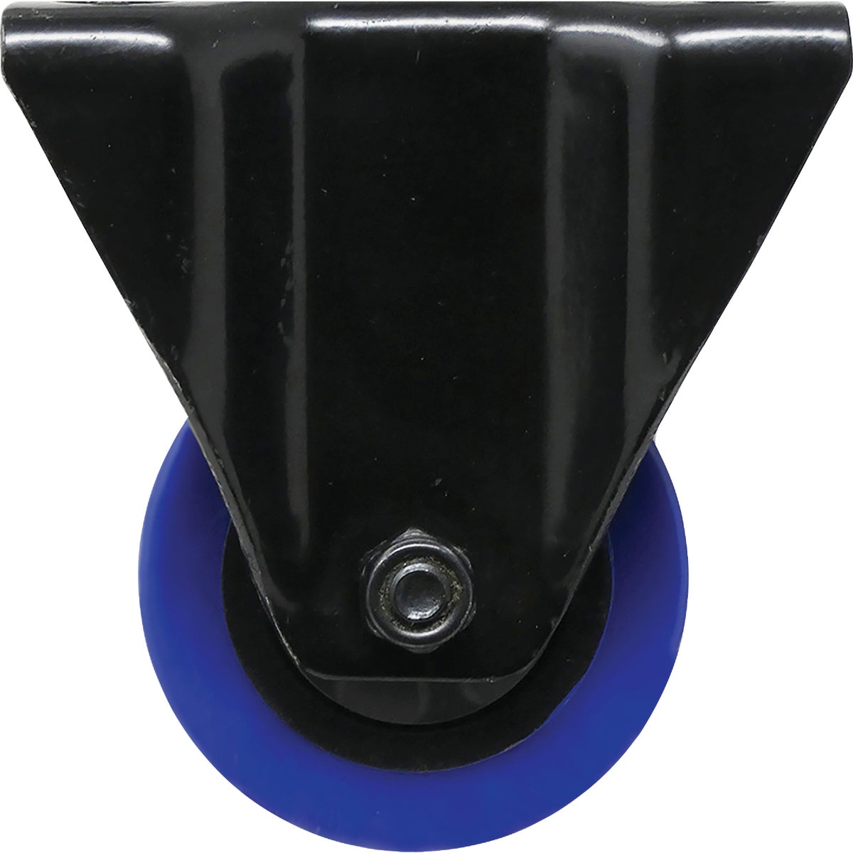 Shepherd Hardware 2 In. Blue Diamond TPU Rigid Plate Caster